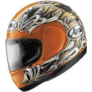  Arai Quantum 2 Swirl Full Face Helmet Medium  Orange 