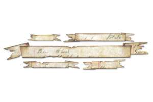 Tim Holtz Alterations Tattered Banners strip die  