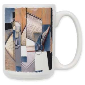  Gris: The Book 15 Oz. Ceramic Coffee Mug: Kitchen & Dining