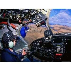  Pilot in Cockpit of Grumman Goose, United States of 