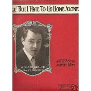   Music Gee But I Hate To Go Home Alone Joe Goodwin 61: Everything Else