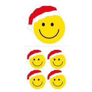  Holiday Smiley Face Scrapbook Stickers