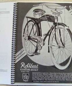 classic 1939 1940 MIDWEST BICYCLE & TOY CO Rollfast Catalog of antique 