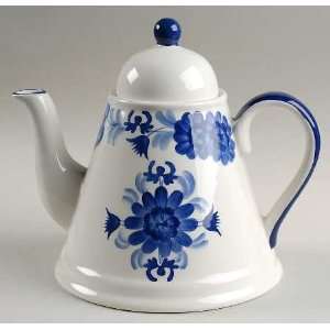 Kent Pottery Flower Tea Pot & Lid, Fine China Dinnerware  