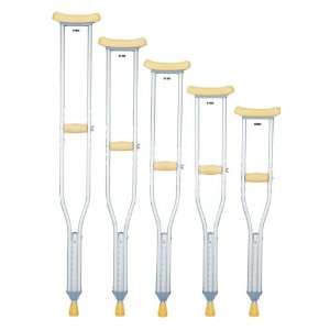   Med/Adult Lofstrand Anodized Aluminum Under Arm Adjustable Crutches