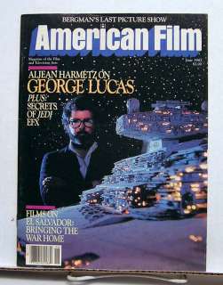 June 1983 AMERICAN FILM Magazine GEORGE LUCAS ROTJ  