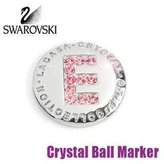 Crystal Golf Ball Marker+ Hat Clip Initial Y BMY  