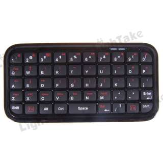 Mini Wireless Bluetooth Keyboard with Leather Case for iPhone/Touch 