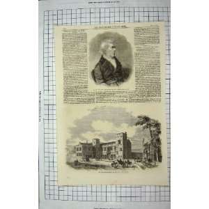  1862 DR. HAWTREY ETON COLLEGE SCHOOL BUILDINGS LONDON 