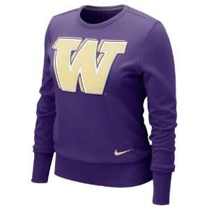  Washington Huskies Womens Nike Purple Heather Long Sleeve 