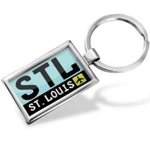 Keychain Airport code STL / St. Louis country: United States   Hand 