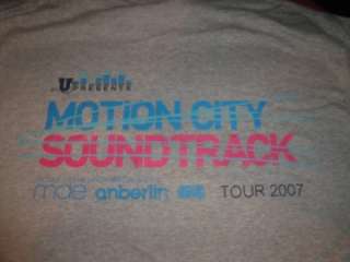 Motion City Soundtrack MAE Anberlin Metro Station Mtv U T Shirt 