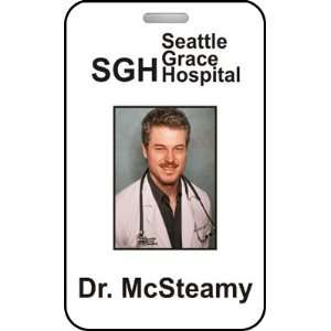    Greys Anatomy ID Card McSteamy Mark Sloan