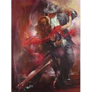  Tango Argentino II by Pedro Alvarez   31 1/2 x 23 1/2 