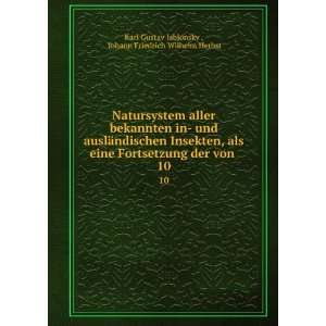   . 10 Johann Friedrich Wilhelm Herbst Karl Gustav Jablonsky  Books