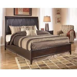    Naomi Upholstered Panel Bed by Ashley Furniture: Home & Kitchen