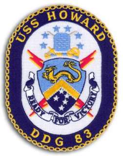 USS HOWARD DDG 83 Guided Missile Destroyer  