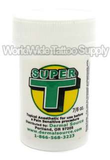SUPER T Tattoo Piercing Supply Numbing Pain Relief  