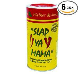 Slap Ya Mama Original Blend, 16 Ounce (Pack of 6):  Grocery 