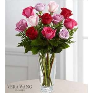 The FTD Captivating Color Flower Bouquet By Vera Wang   Vase Included 