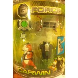   Disney G Force Darwin with Drop Line and Jet Pack Toy 