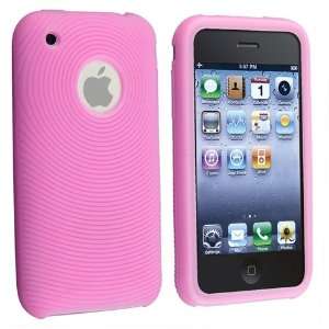  Compatible With iPhone® 3Gs 3G 2G PINK SILICONE CASE 