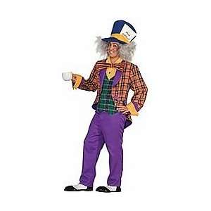  Plaid Mad Hatter Costume Adult (up to 42) 
