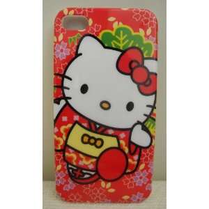  Hello Kitty red kimono iphone 4 S Case back cover Kitchen 