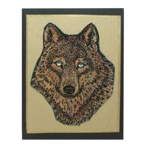  Wolf Face Large Stamp Arts, Crafts & Sewing