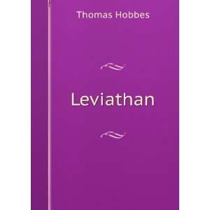  Leviathan Hobbes Thomas Books
