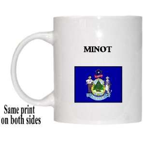  US State Flag   MINOT, Maine (ME) Mug 