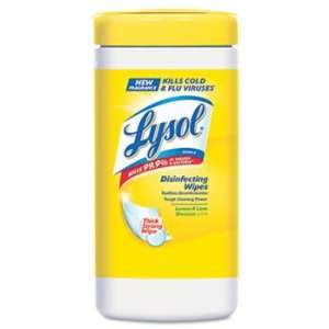 LYSOL Brand 77182CT   Lemon & Lime Blossom Sanitizing Wet Wipes, Cloth 