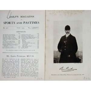  1907 Antique Portrait Mr Lewis Priestman Huntsman