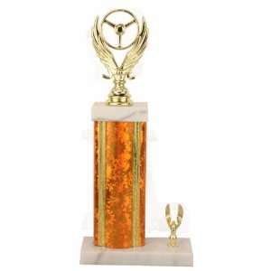 Trophy Paradise Racing Trophy   Asian Marble Base   Star Blast 