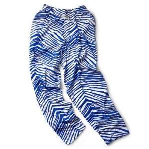  Zubaz Pants Royal Blue/White Zubaz Zebra Pants Sports 