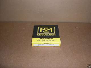 Vintage McCULLOCH 87934 Ring Set Mc 93 92 +.030 Go Kart  