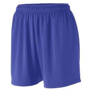 Augusta Sportswear Ladies 5 Poly/Spandex Short PURPLE WXL