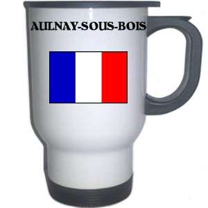  France   AULNAY SOUS BOIS White Stainless Steel Mug 