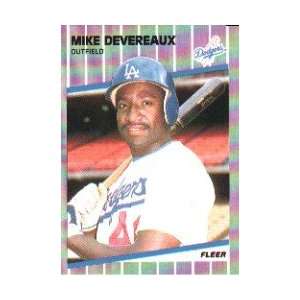  1989 Fleer #56 Mike Devereaux: Sports & Outdoors