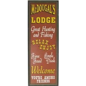  Lodge Personalized Framed 36x13 Davis & Small Office 