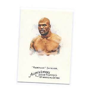  2008 Topps Allen and Ginter #189 Rampage Jackson UFC 