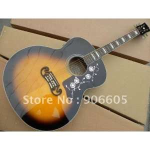   200 sunburst with et 5 electric acoustic guitar: Musical Instruments