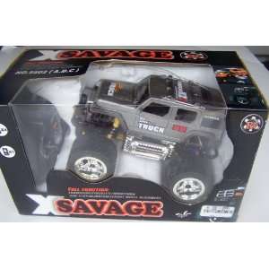  X Savage Radio Control R/C Truck Hummer H2 Toys & Games