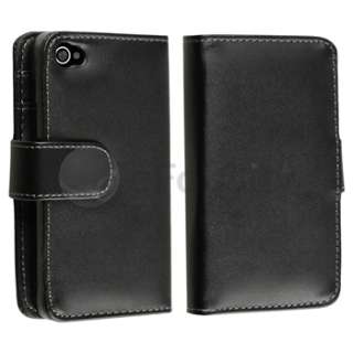   Case Cover w/ Credit Card Wallet For Apple iPhone 4 G 4S USA  