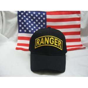  RANGER U.S. ARMY BLACK HAT CAP HATS CAPS 