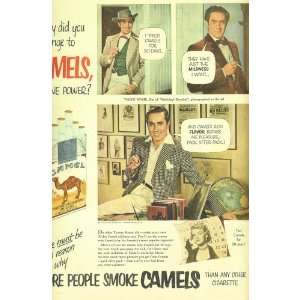 Tyrone Power more people smoke camels ad