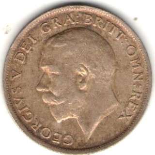 GREAT BRITAIN UK COIN SHILLING 1918 XF+  