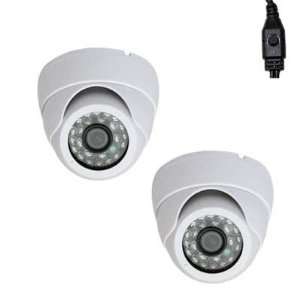  2 Pack of Professional Dome Indoor Security Camera w 