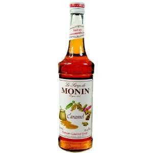 Monin M AR009A 12 750 ml Caramel Syrup  Grocery & Gourmet 