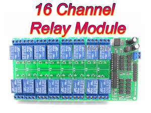 New 16 Channel 12V Relay Module for Arduino PIC ARM DSP AVR  